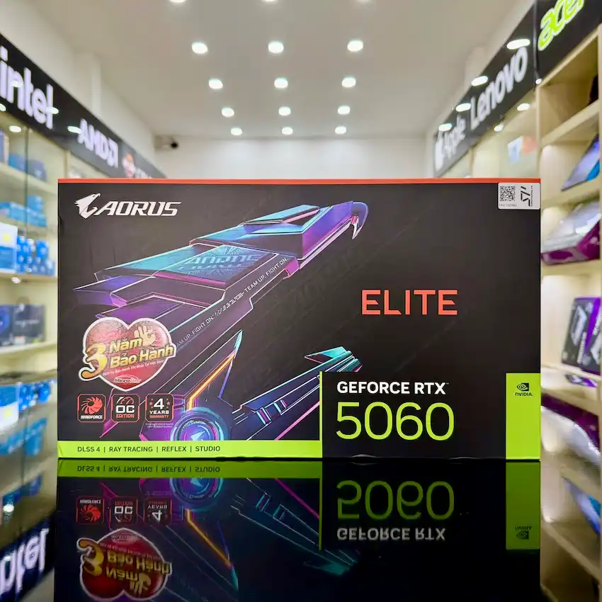 VGA Gigabyte AORUS GeForce RTX 5060 ELITE 8G (GV-N5060AORUS E-8GD)