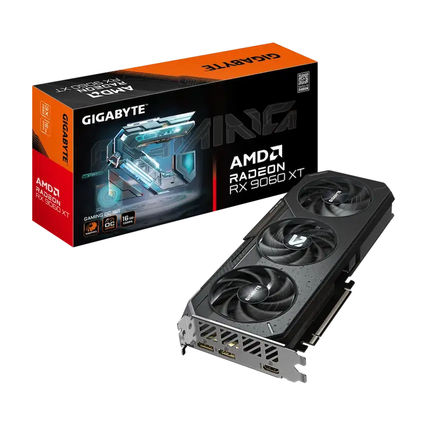 VGA Gigabyte Radeon RX 9060 XT GAMING OC 16G (GV-R9060XTGAMING OC-16GD)