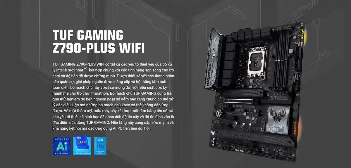 Mainboard ASUS TUF GAMING Z790-PLUS WIFI DDR5