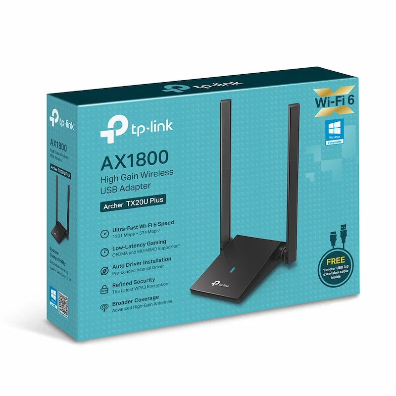 USB Wifi TP-Link Archer TX20U Plus (AX1800)