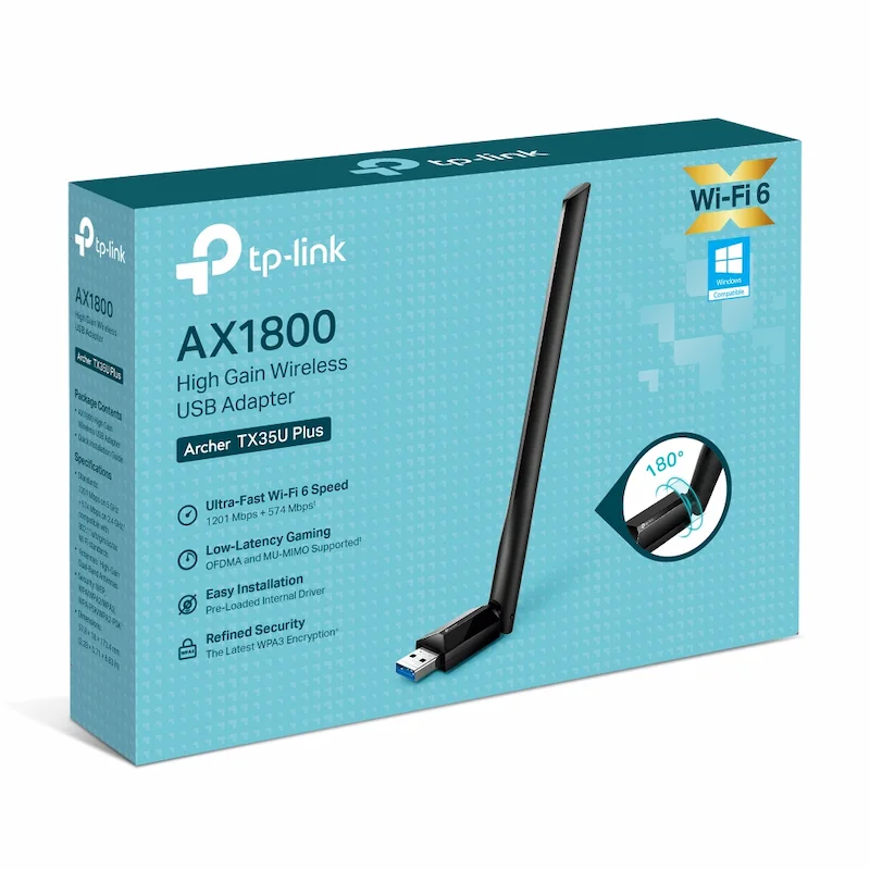 USB Wifi Adapter TP-Link Archer TX35U Plus (AX1800)