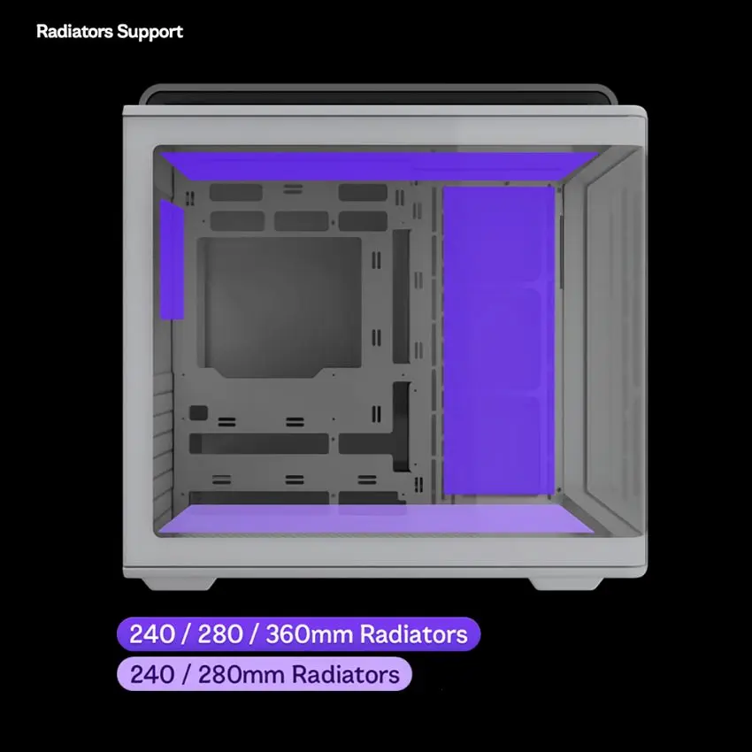 Case Cooler Master ELITE 681 BLACK (Mid Tower, Kính cường lực, 4FAN ARGB, Type C)