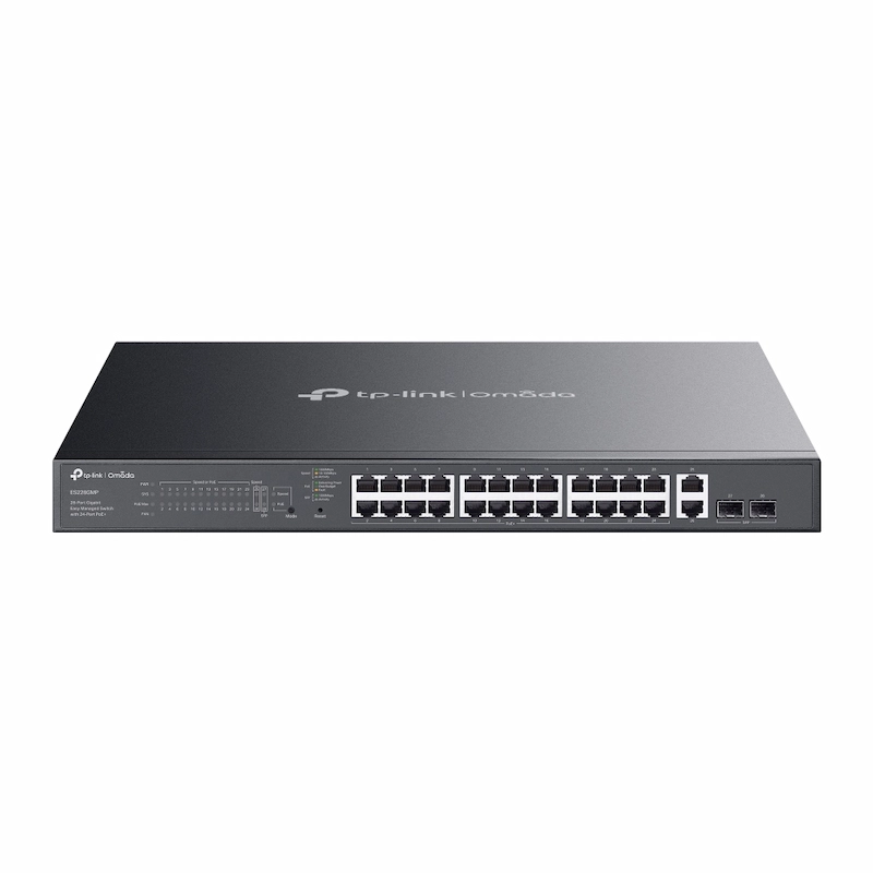 Switch TP-Link ES228GMP (28 cổng Gigabit, 24 cổng PoE+)