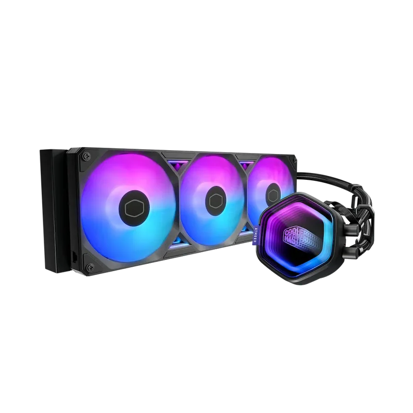 Tản nhiệt nước Cooler Master MasterLiquid 360 Atmos II (LCD 2.1 inch, ARGB)