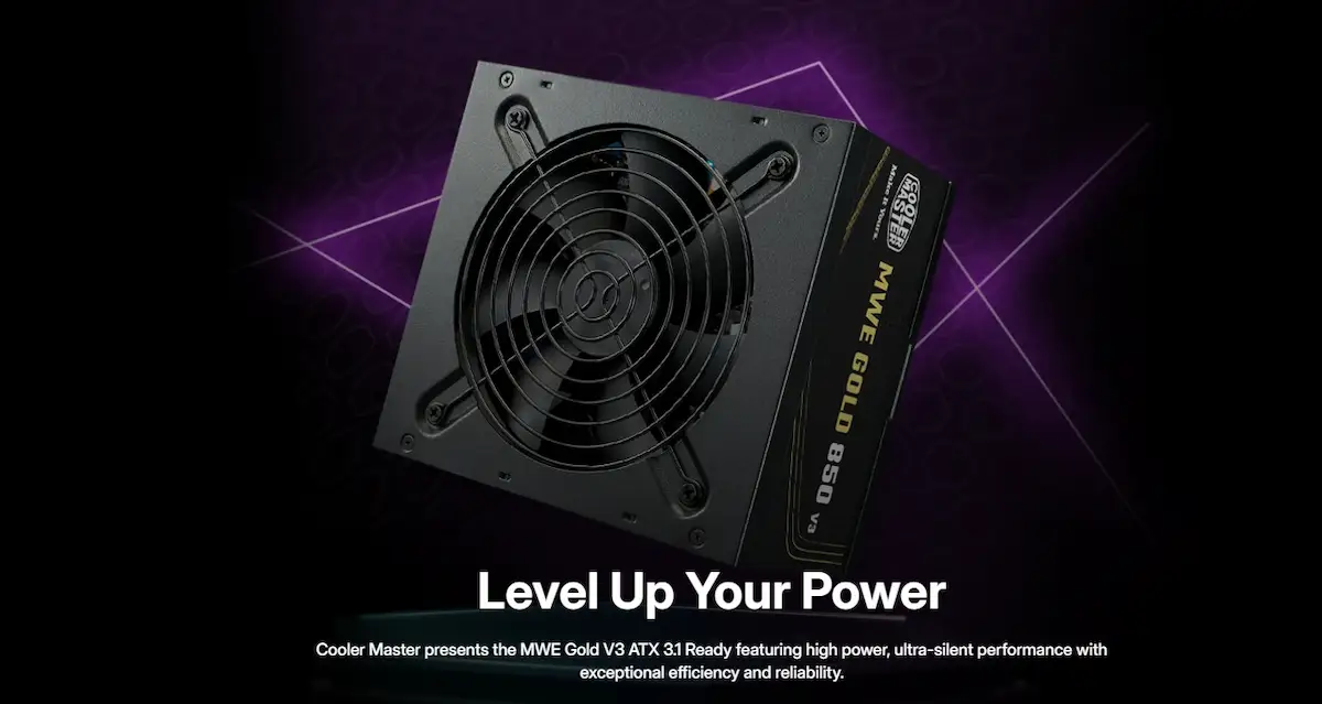 Nguồn Cooler Master MWE Gold 850 V3 850W Nguồn Cooler Master MWE Gold 850 V3 850W