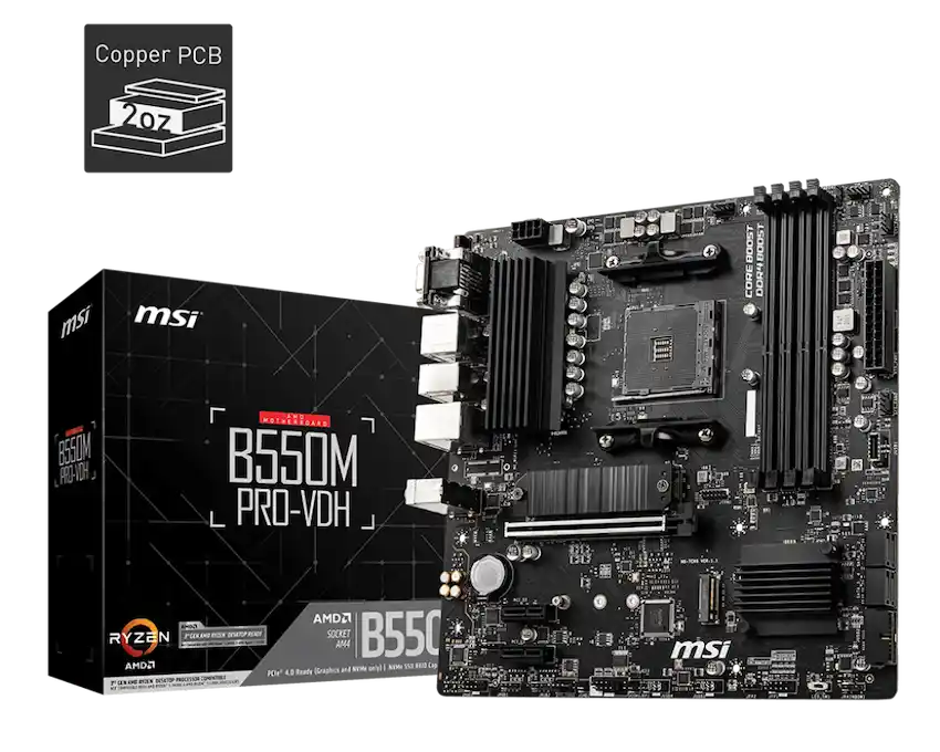 Mainboard MSI B550M PRO-VDH