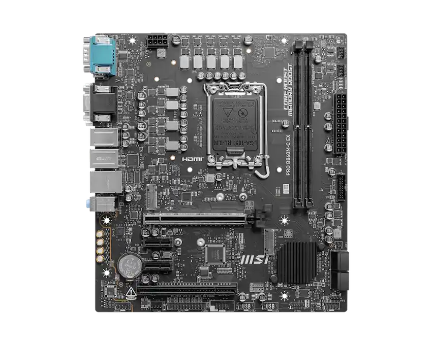 Mainboard MSI PRO B860M-C EX (mATX, Lan 2.5Gbps)