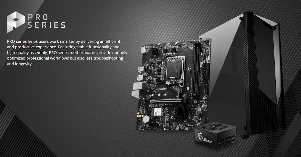 Mainboard MSI PRO H610M-S WIFI DDR4