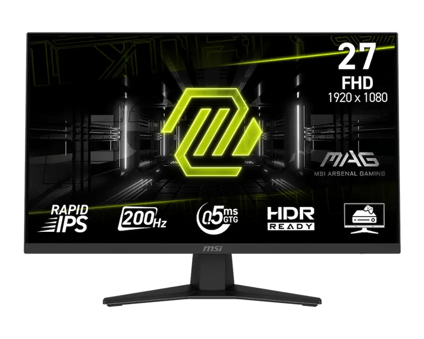 Màn hình LCD MSI MAG 274F Rapid IPS 200Hz (27 Inch, 1920×1080 (FHD), 200Hz, Rapid IPS, 0.5ms, Adaptive-Sync)