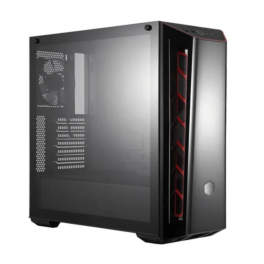 Case Cooler Master MasterBox MB520 RED STRIM (Kính cường lực, ATX, Đen)