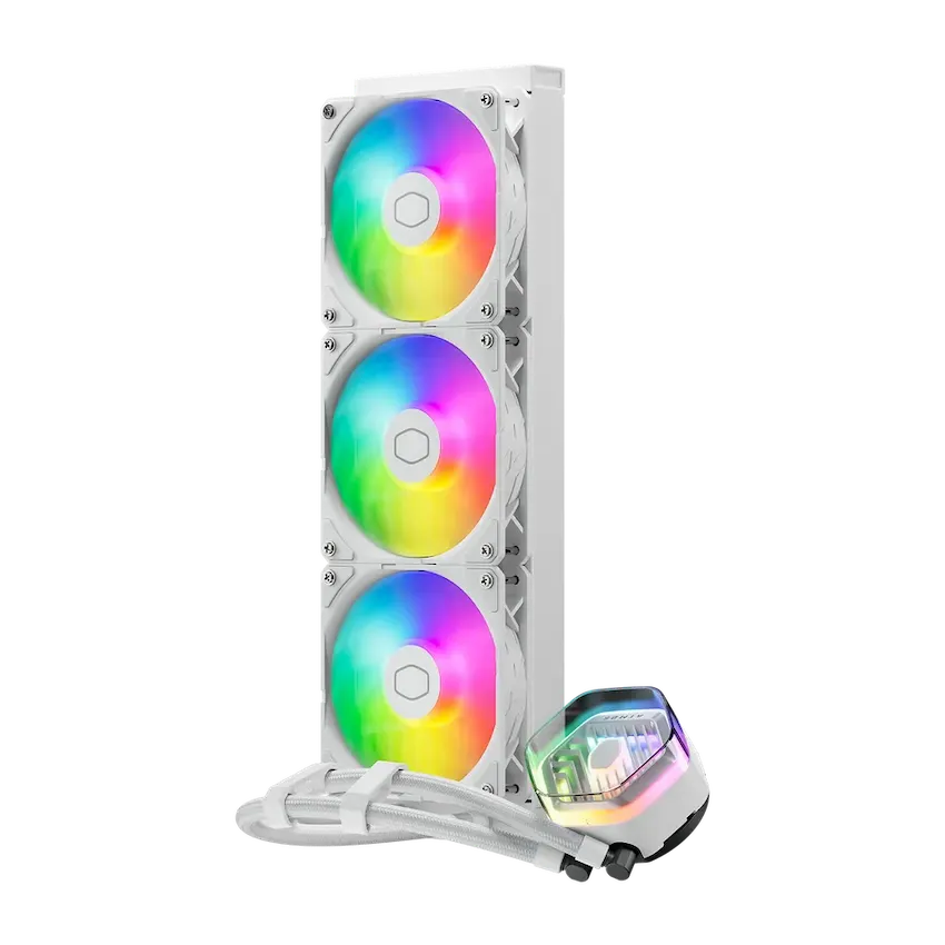 Tản nhiệt nước Cooler Master MasterLiquid 360 Atmos White ARGB – MLX-D36M-A25PZ-RW