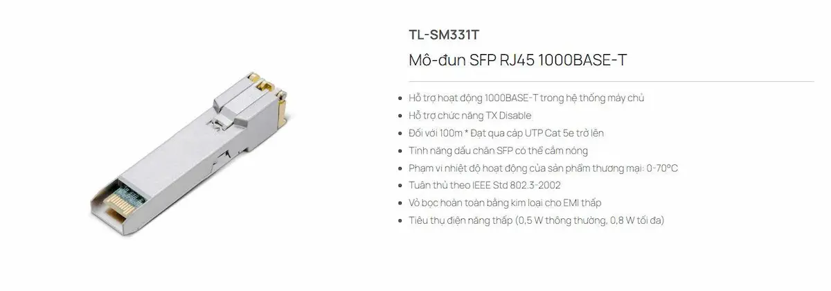 Module Quang TP-Link TL-SM331T Module Quang TP-Link TL-SM331T