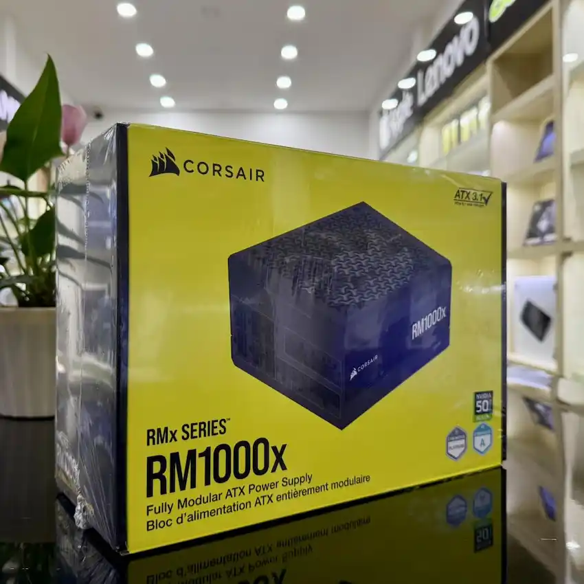 Nguồn Corsair RM1000x 1000W 80 Plus Gold (ATX 3.1, PCIE 5.1, Fully modular, CP-9020271-NA)