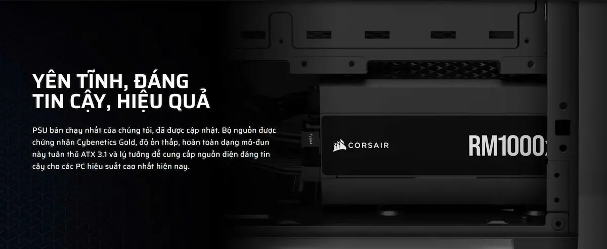 Nguồn Corsair RM1000x 1000W 80 Plus Gold