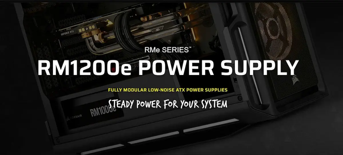 Nguồn Corsair RM1200e 1200W 80 Plus Gold