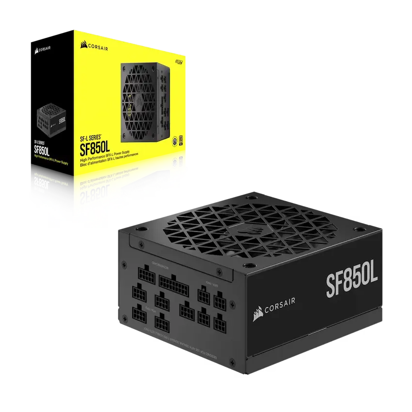 Nguồn Corsair SF850L 850W 80 Plus Gold (ATX 3.1, PCIE 5.1, Fully modular, CP-9020245-NA)