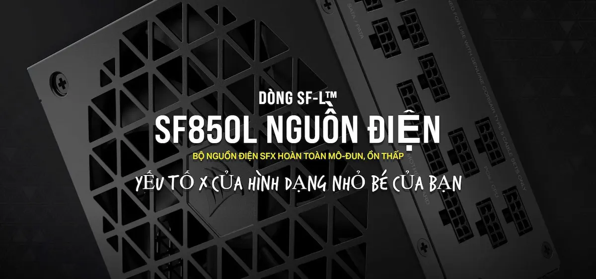 Nguồn Corsair SF850L 850W 80 Plus Gold Nguồn Corsair SF850L 850W 80 Plus Gold