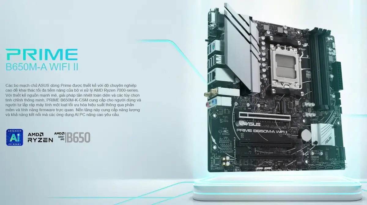 Mainboard ASUS PRIME B650M-A WIFI II Mainboard ASUS PRIME B650M-A WIFI II