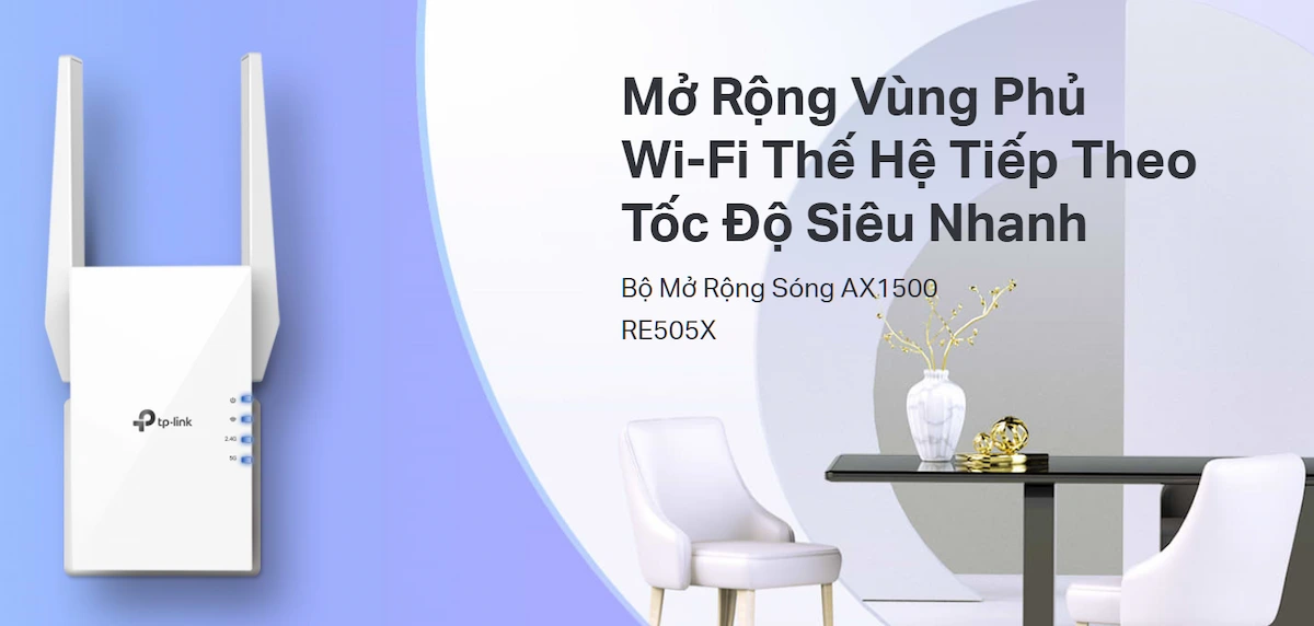 Bộ Mở Rộng Sóng Wi-Fi TP-Link RE505X