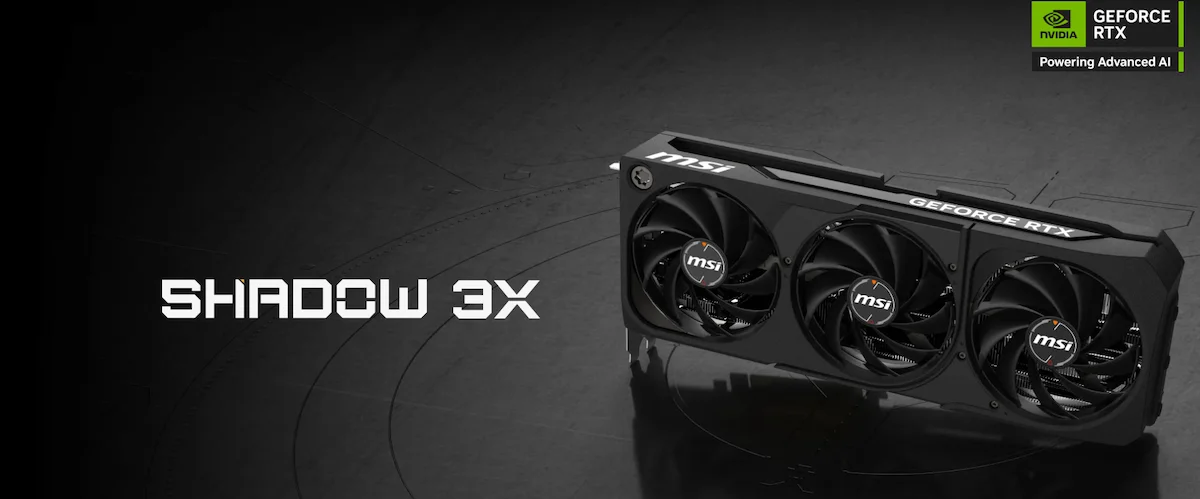 VGA MSI RTX 5080 16G SHADOW 3X OC DDR7