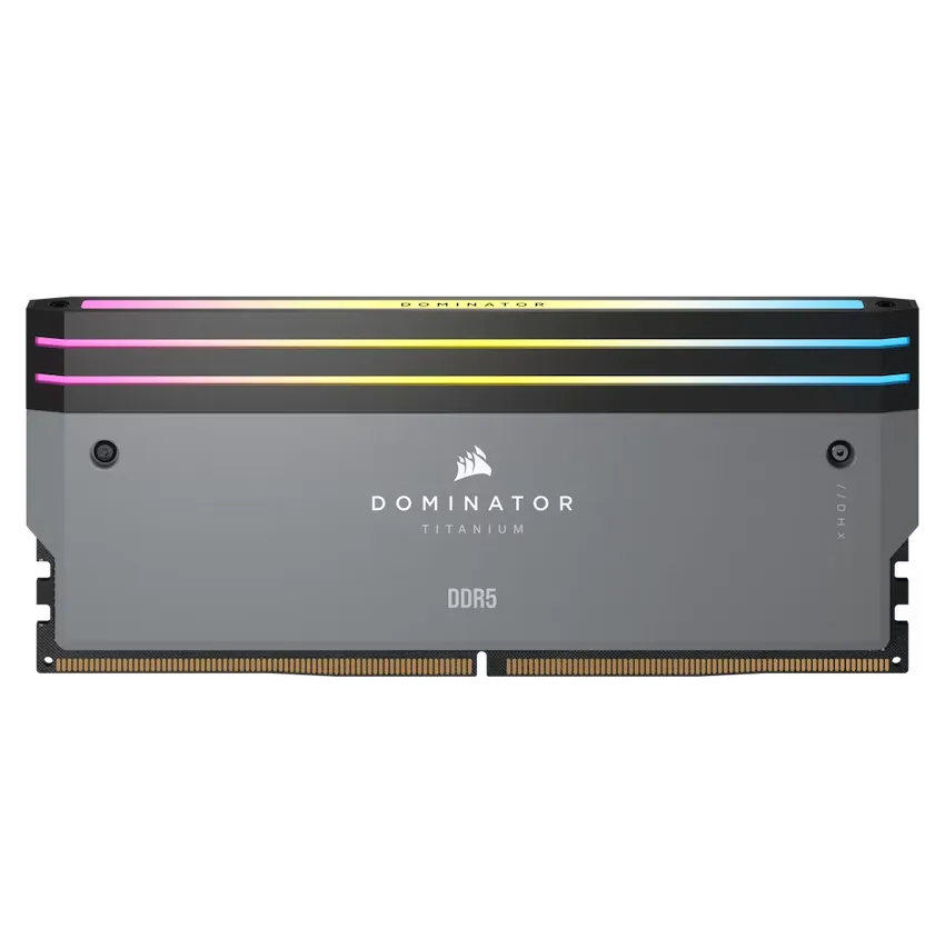 Ram Corsair Dominator Titanium RGB 64GB Grey (2x32GB) DDR5 6000Mhz - CMP64GX5M2B6000Z30