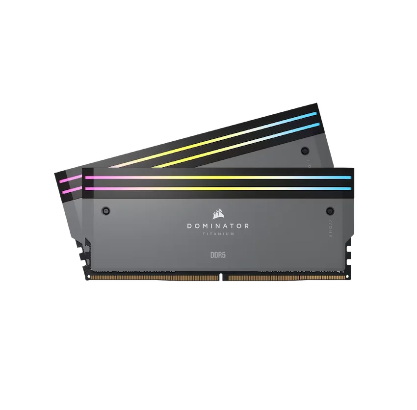 Ram Corsair Dominator Titanium RGB 64GB Grey (2x32GB) DDR5 6000Mhz - CMP64GX5M2B6000Z30