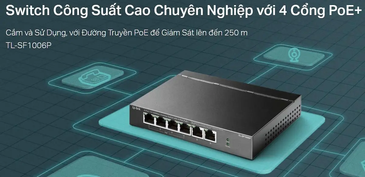 Switch TP-Link TL-SF1006P