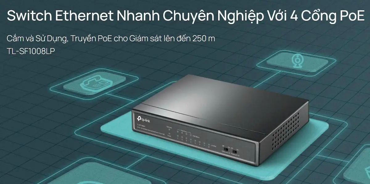 Switch TP-Link TL-SF1008LP