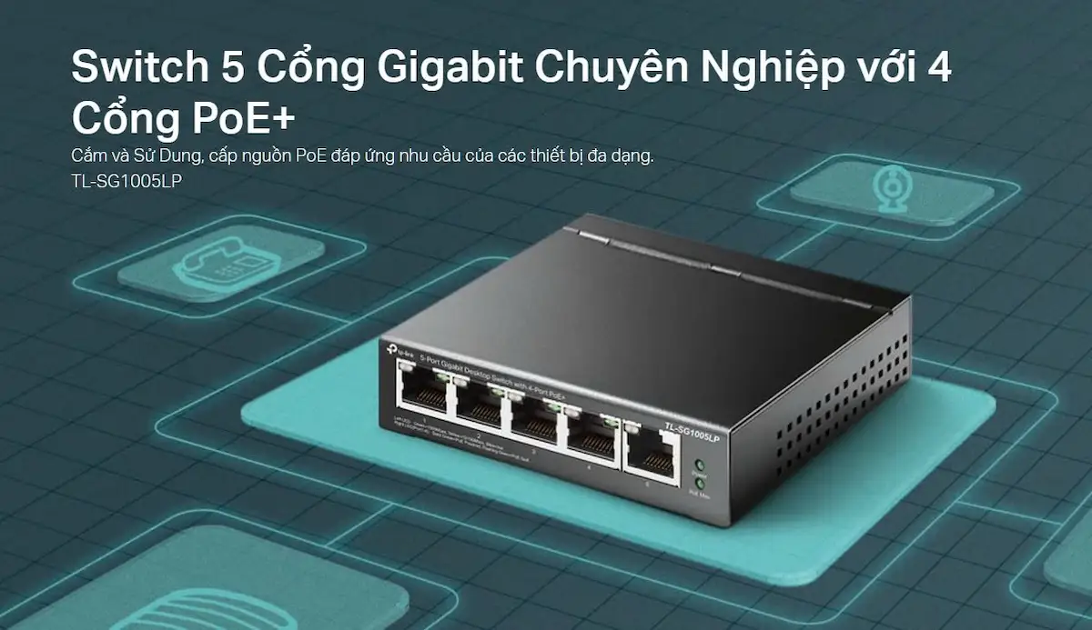 Switch TP-Link TL-SG1005LP