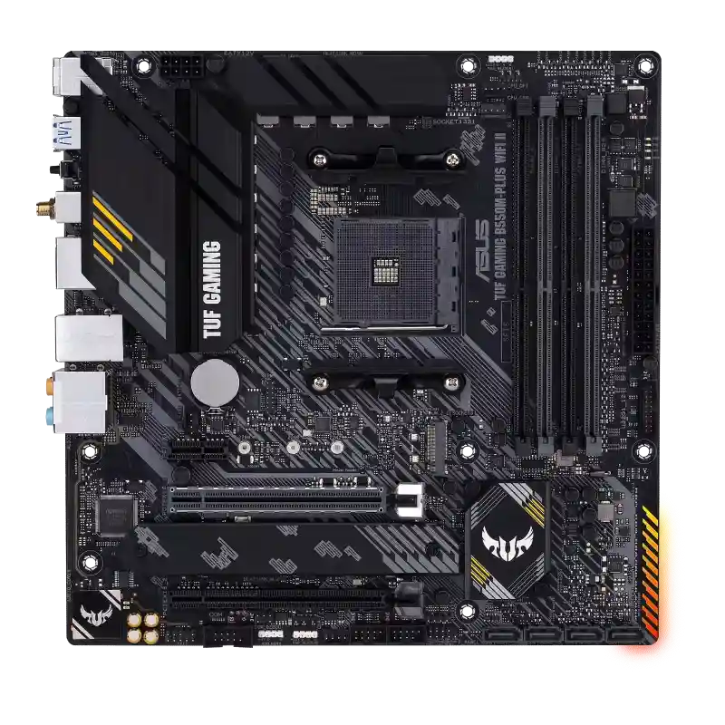 Mainboard Asus TUF GAMING B550M-PLUS WIFI II DDR4 (m-ATX, Wifi 6, Lan 2.5Gb, Bluetooth 5.2)