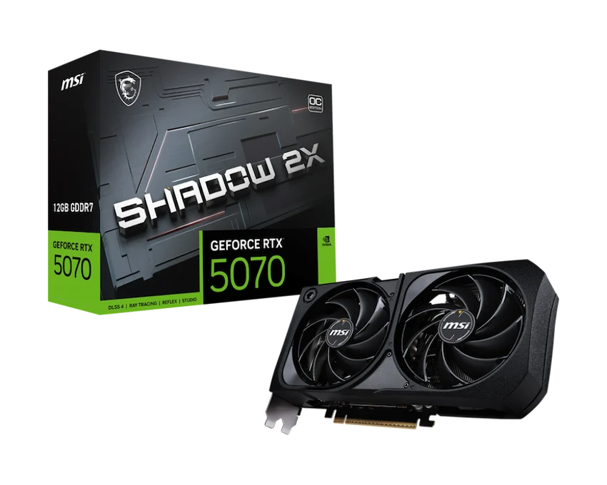 VGA MSI GeForce RTX 5070 12G SHADOW 2X OC