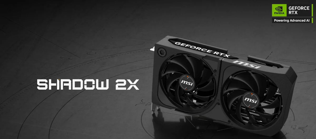 VGA MSI RTX 5070 12G SHADOW 2X OC