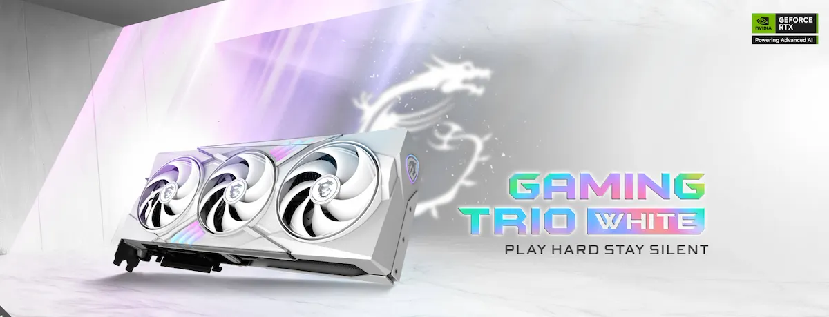 VGA MSI RTX 5070 Ti 16G GAMING TRIO OC WHITE