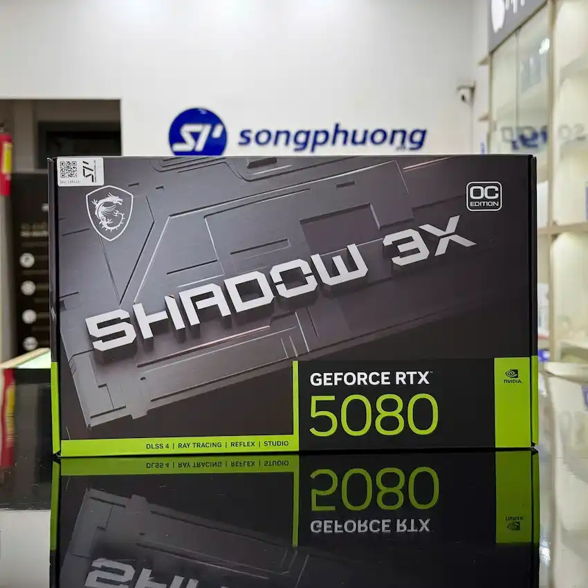 VGA MSI GeForce RTX 5080 16G SHADOW 3X OC GDDR7