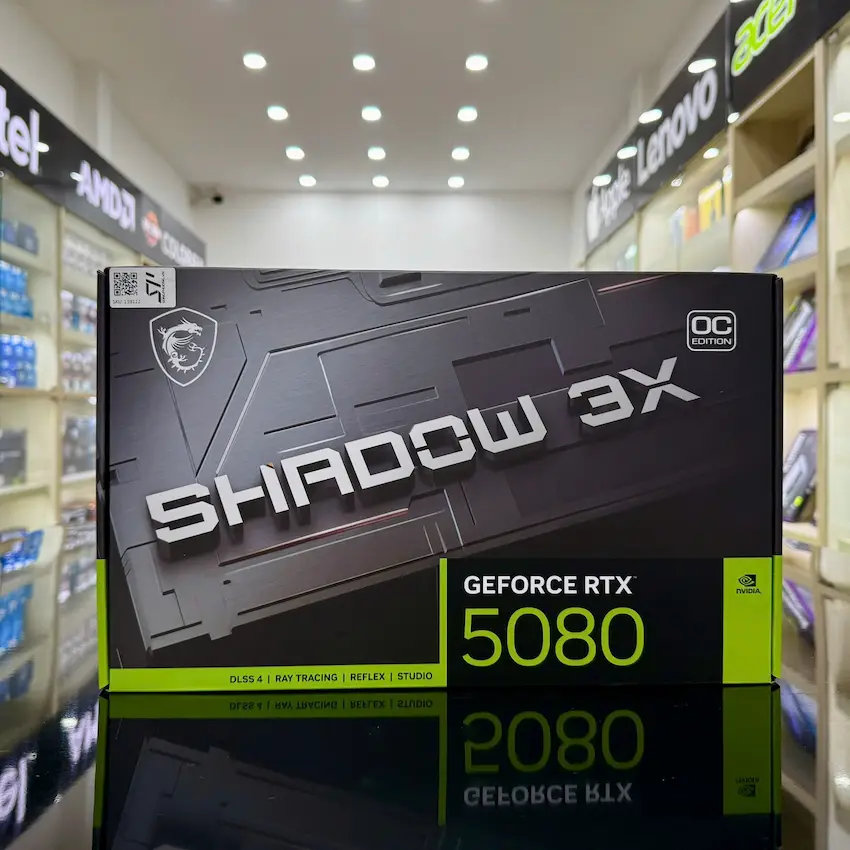 VGA MSI GeForce RTX 5080 16G SHADOW 3X OC GDDR7