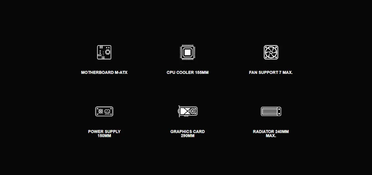 Case Xigmatek AQUA M NANO II