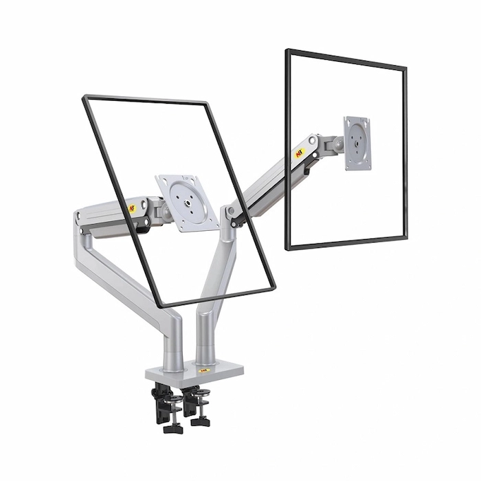 Giá đỡ màn hình LCD ARM North Bayou G32 (2 Màn Hình, 22 – 32 inch,22 – 32 inch, Bạc)