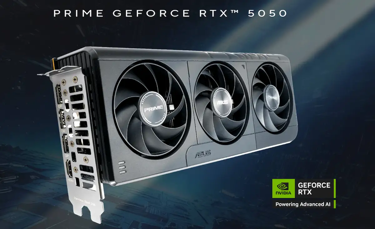 VGA ASUS Prime RTX 5050 8GB GDDR6 OC