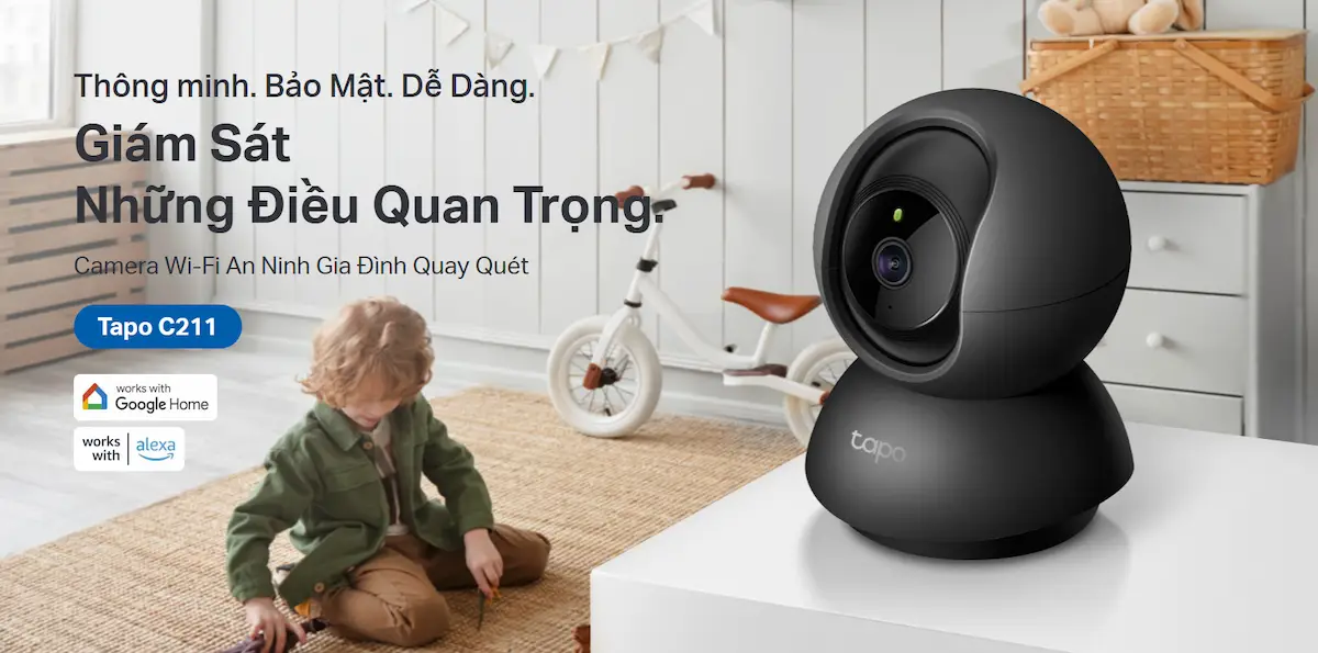 CAMERA WIFI TP-LINK TAPO C211 2K 3MP