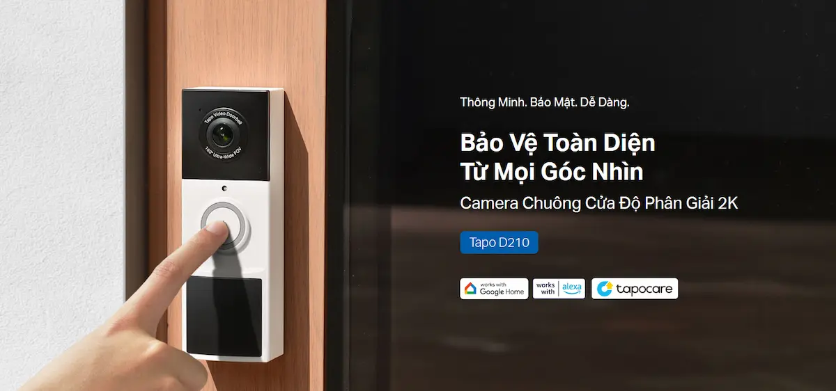 Camera Chuông Cửa TP-Link Tapo D210 2K