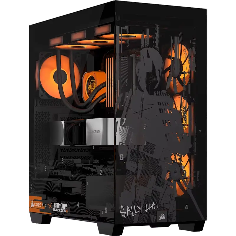 Case Corsair 3500X Call Of Duty Black OPS 6 Edition – Limited (Mid-Tower, Kính cường lực, USB Type C, CC-9011276-COD)