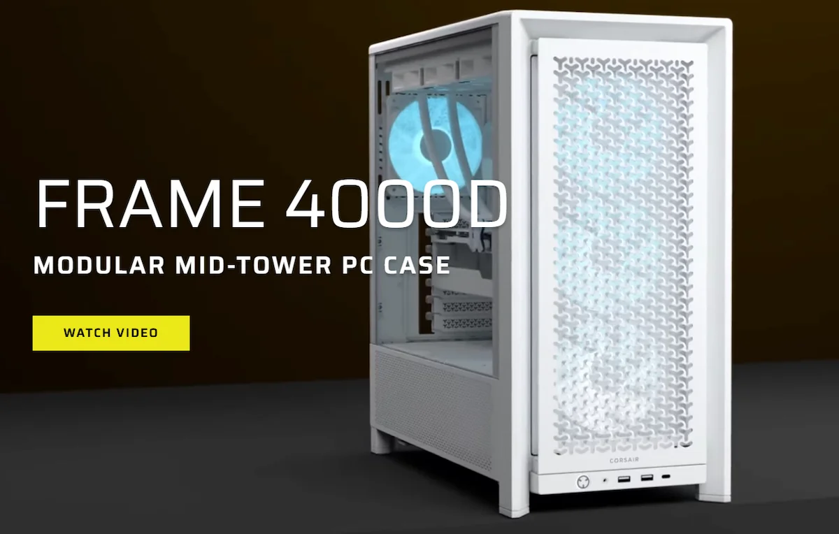Case Corsair FRAME 4000D White