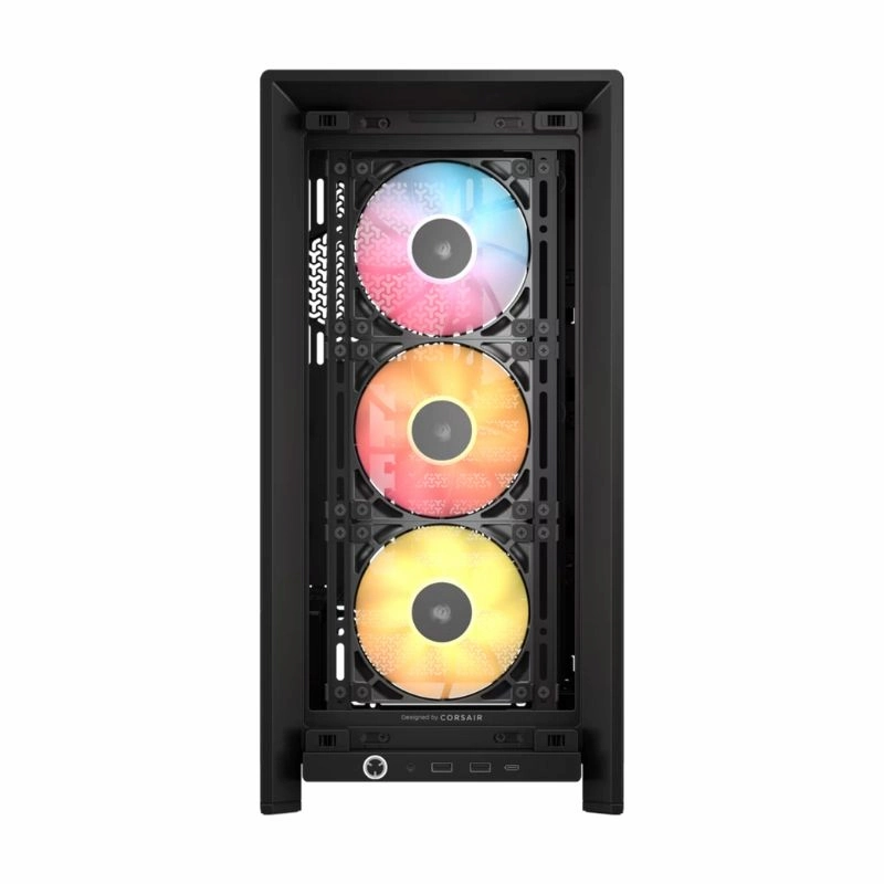 Case Corsair FRAME 4000D RS ARGB Black (Mid-Tower, 3FAN ARGB, Kính cường lực, USB Type C, Đen, CC-9011296-WW)