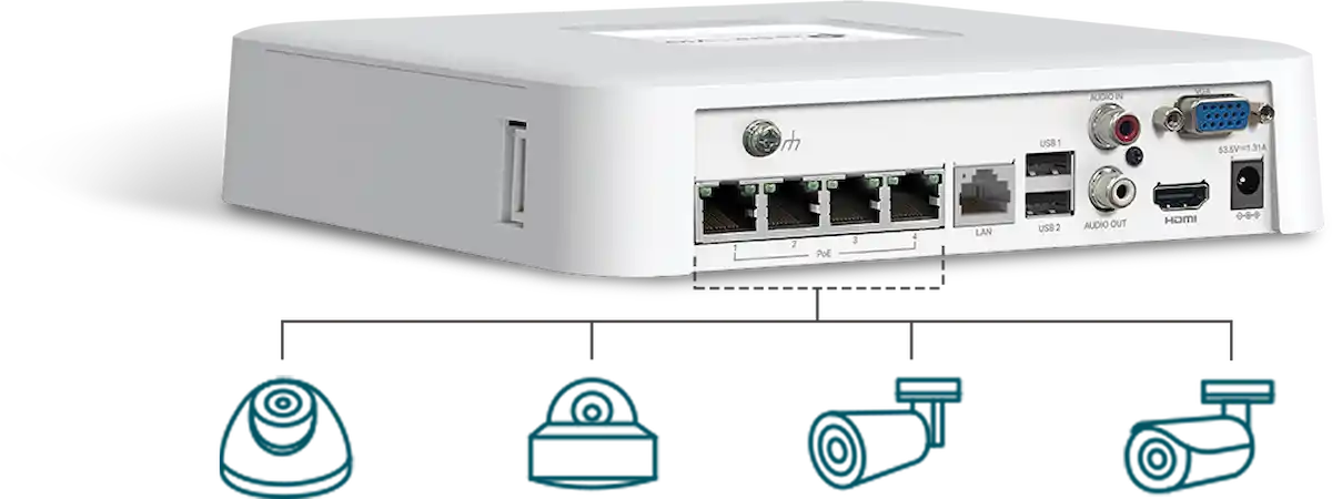 Đầu ghi hình TP-Link VIGI NVR1104H-4P