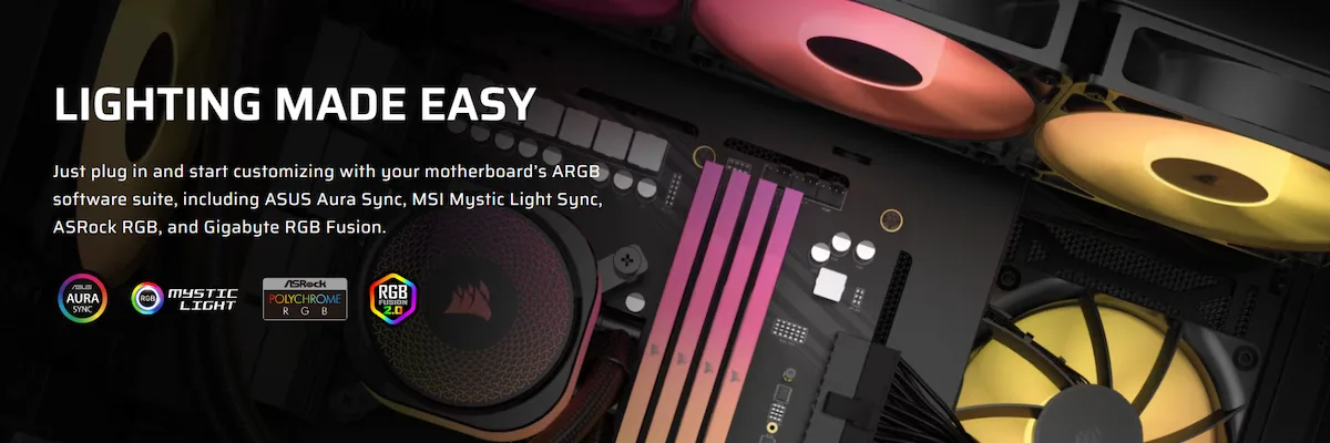 Fan Corsair RS120 ARGB Black Fan Corsair RS120 ARGB Black