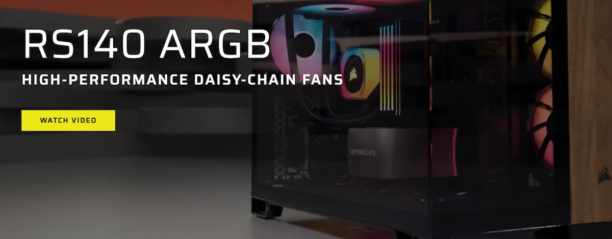 Fan Corsair RS140 ARGB White