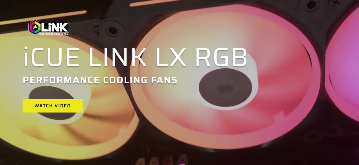 Fan Corsair iCUE LINK LX120 RGB White Fan Corsair iCUE LINK LX120 RGB White