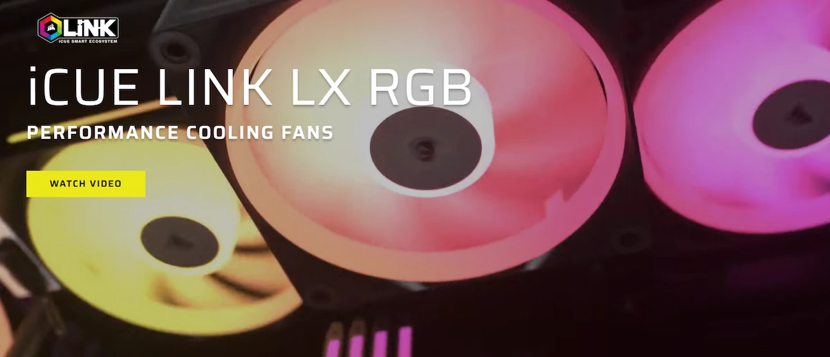 Fan Corsair iCUE LINK LX140 RGB White Fan Corsair iCUE LINK LX140 RGB White