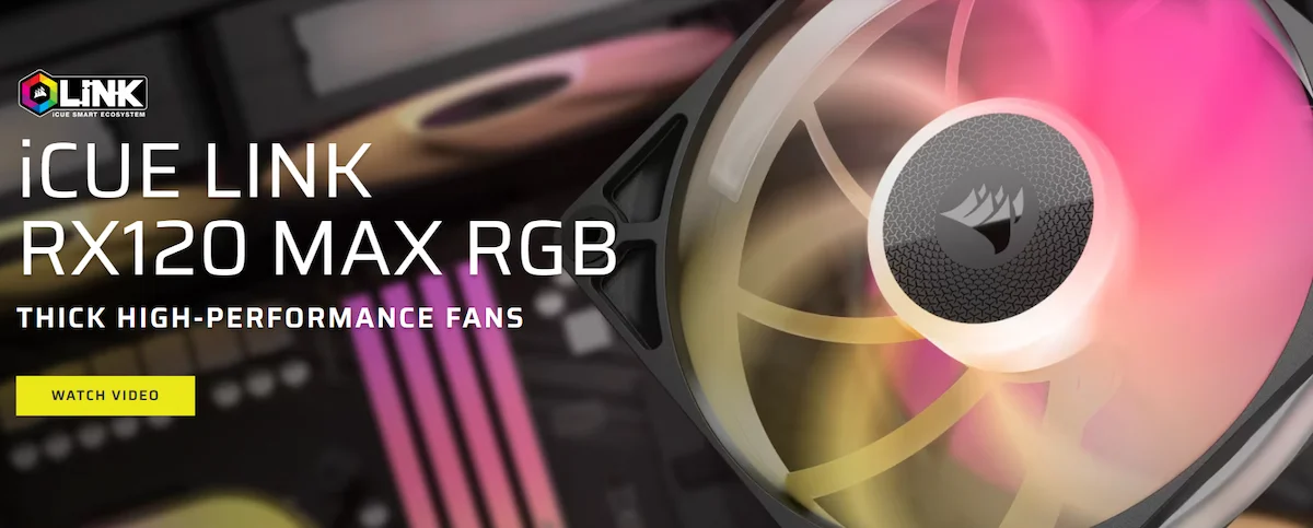 Fan Corsair iCUE LINK RX120 MAX Black