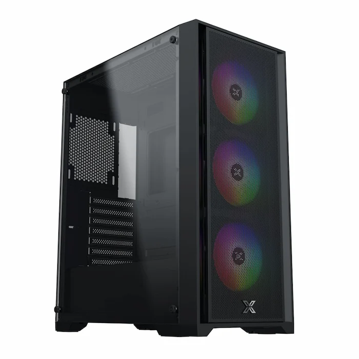Case Xigmatek GAMING X II 3F – EN42355 (E-ATX/ ATX, Kính cường lực, 03 Fan RGB, Đen)